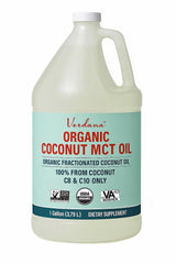 Verdana coconut MCT oil bottle pouring, smooth and light for keto beverages and cooking