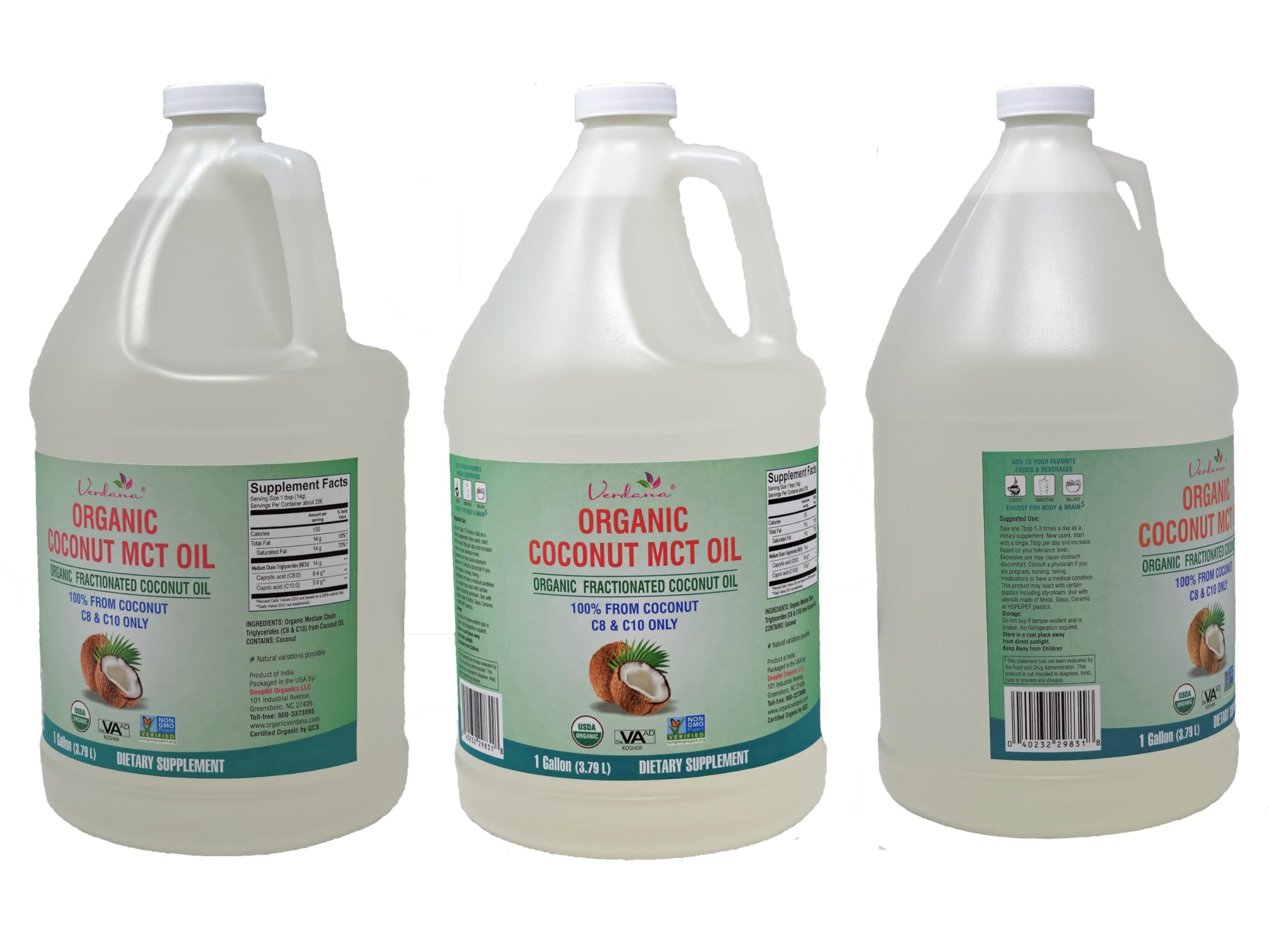 Verdana MCT oil is a clear, odorless liquid ideal for skin and cosmetic formulations