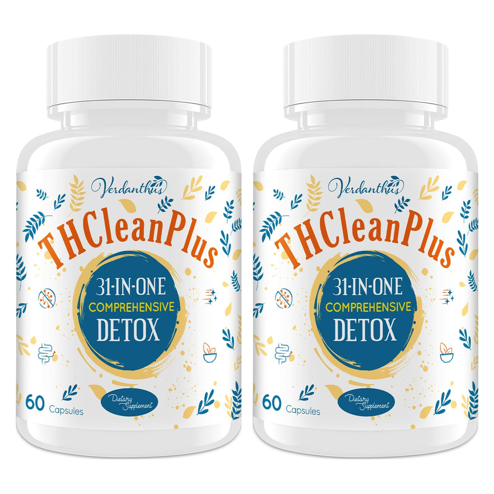 Verdanthus 31-in-ONE detox bottle close-up supports daily cleansing.