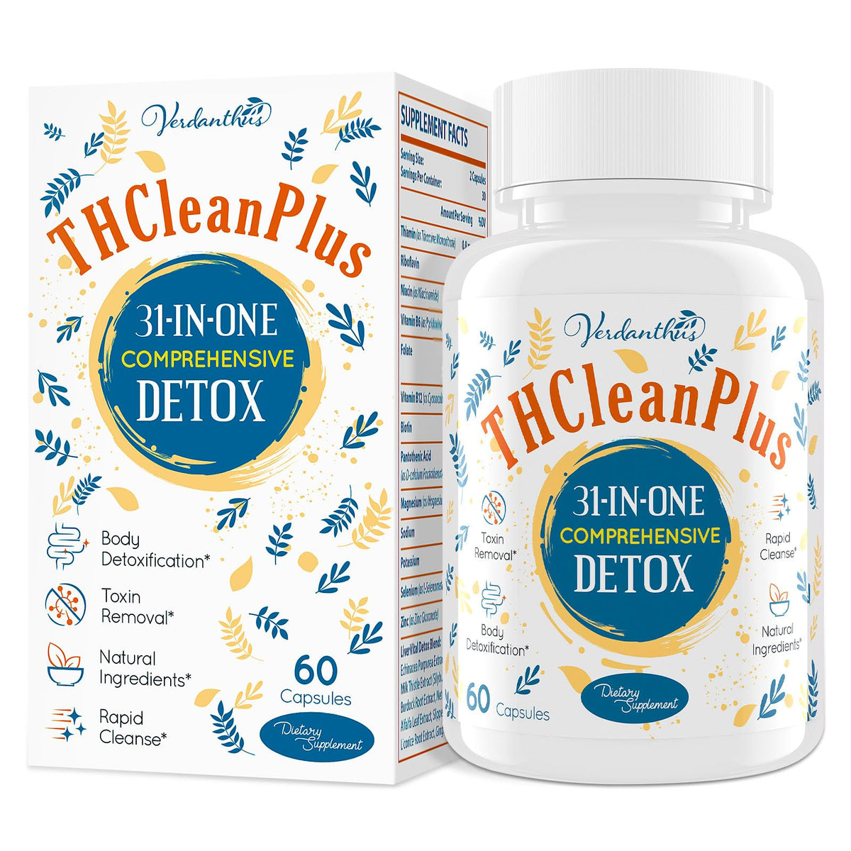 Verdanthus 31inone detox bottle closeup for a natural detox routine