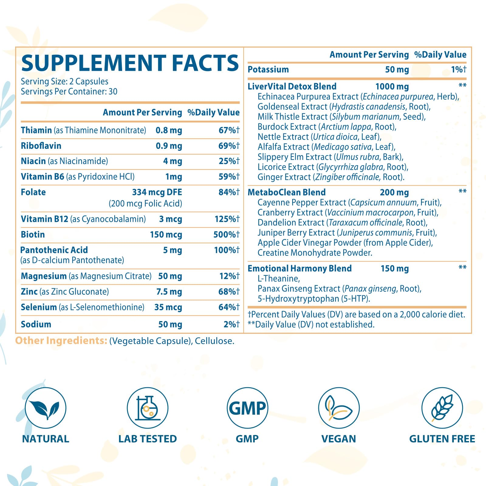Verdanthus detox capsules pour, convenient daily capsule intake.