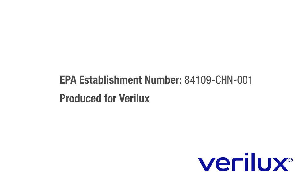 Verilux CleanWave VH03 push-button operation supports effortless one-handed use.