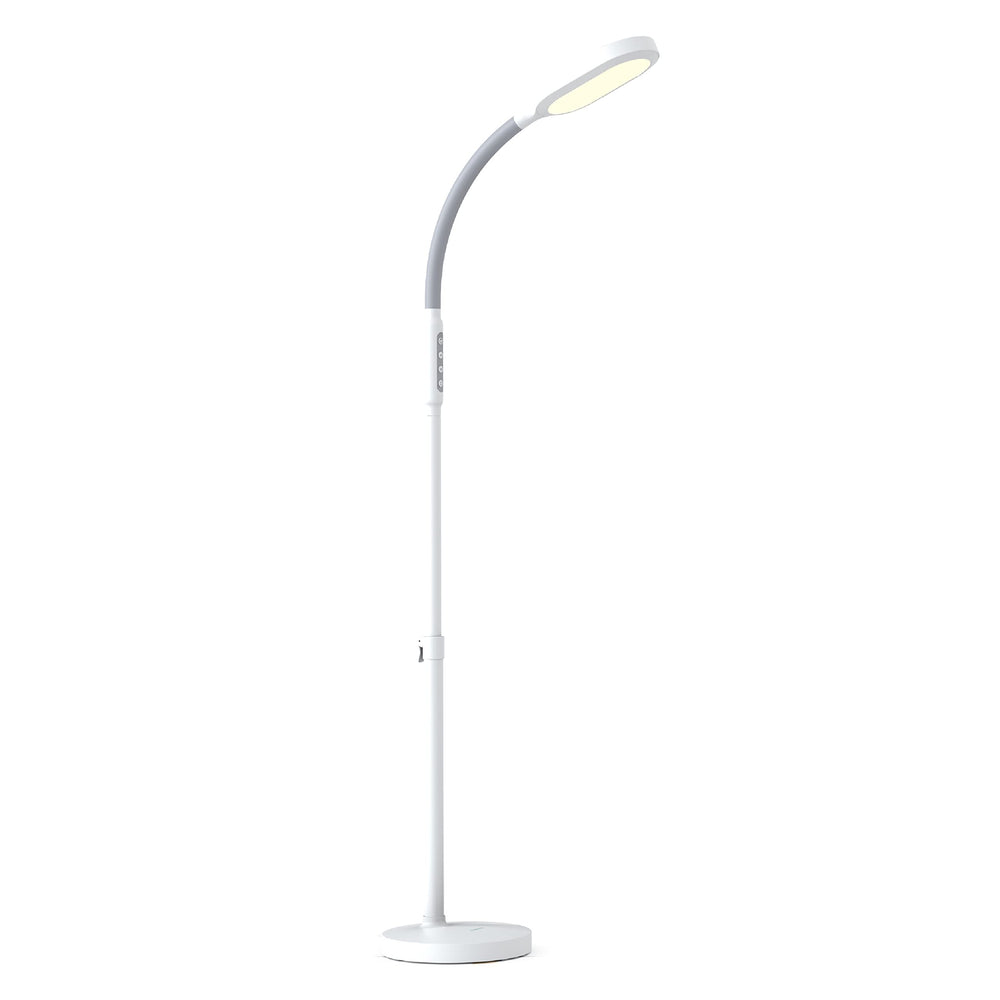 Verilux HappyLight Duo front view with UV-free LED lamp for bright reading and detail work