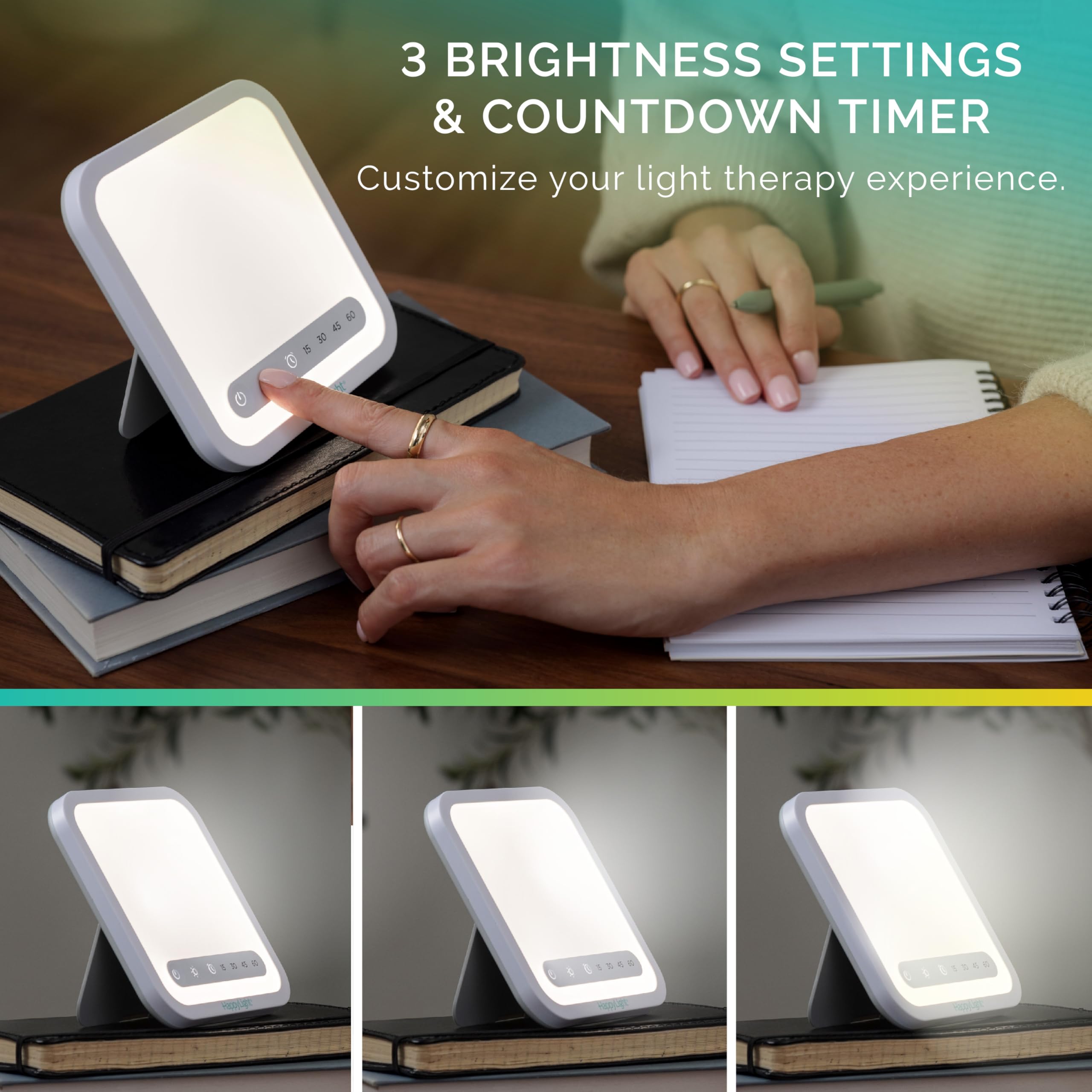 Verilux HappyLight Mini 10k-lux LED delivers bright, full-spectrum light