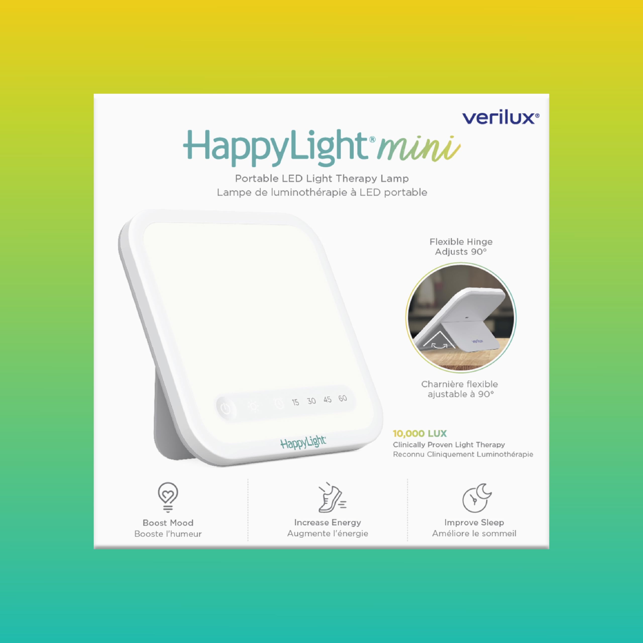 Verilux HappyLight Mini UV-free LED for safe, steady brightness
