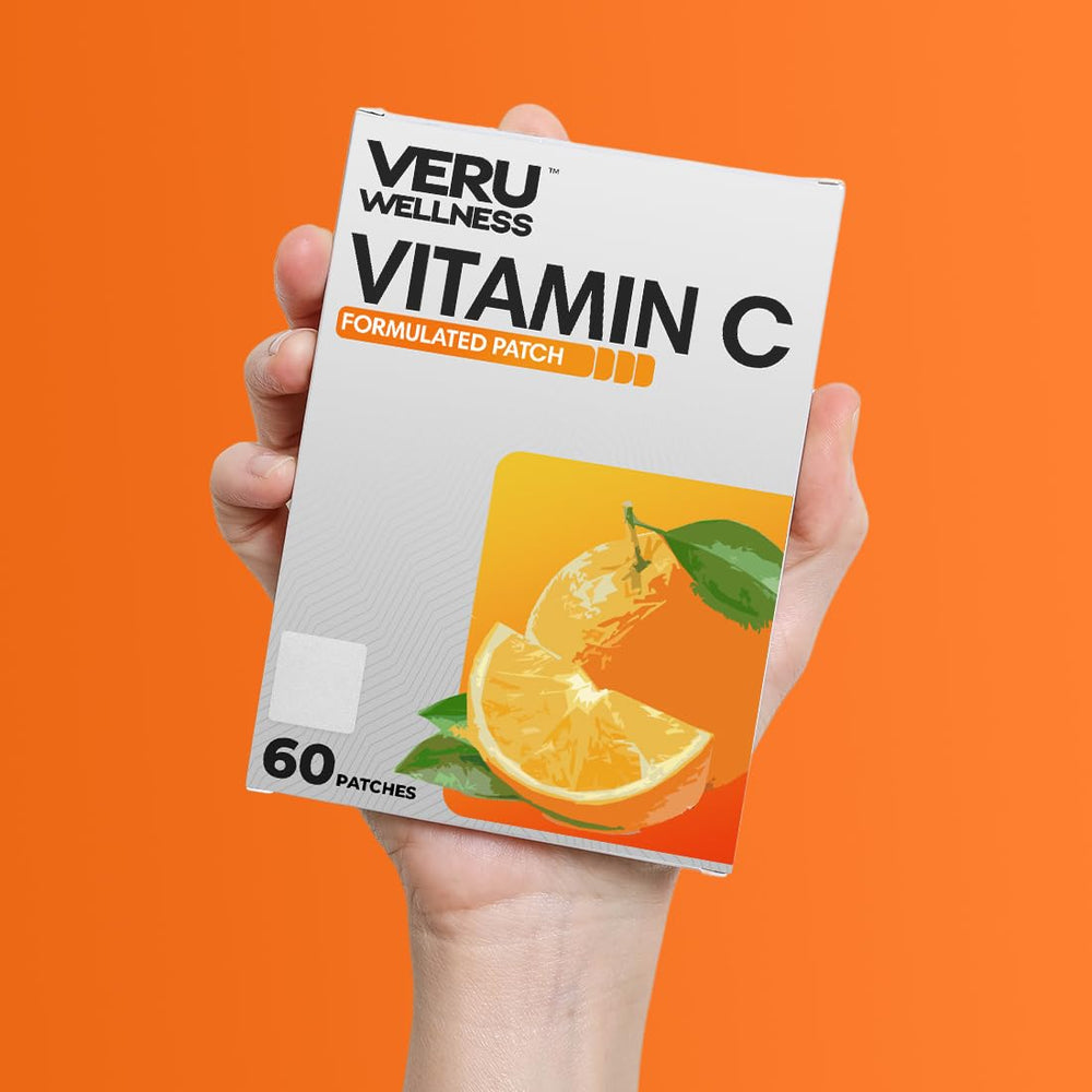 Veru Wellness Vitamin C Plus patch remains secure during workouts thanks to waterproof design