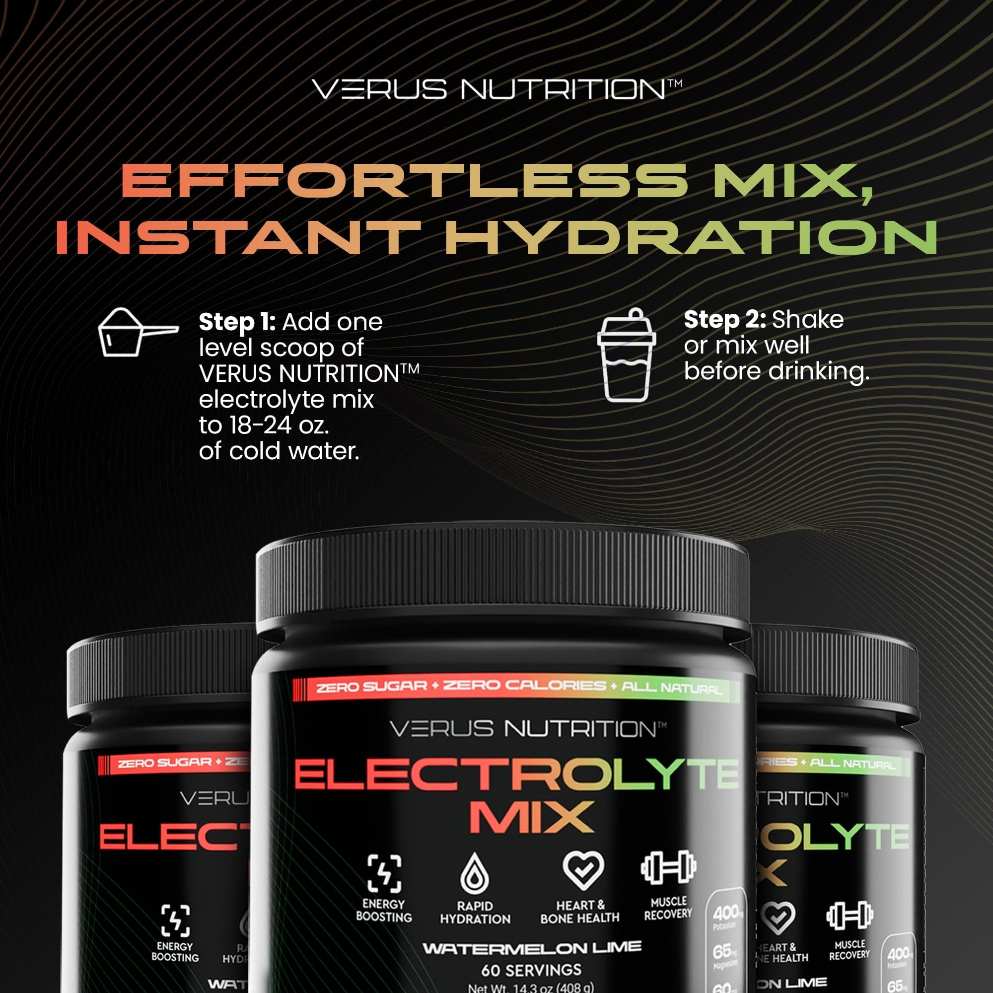VERUS NUTRITION Electrolytes Powder Watermelon Lime vegan-friendly icon