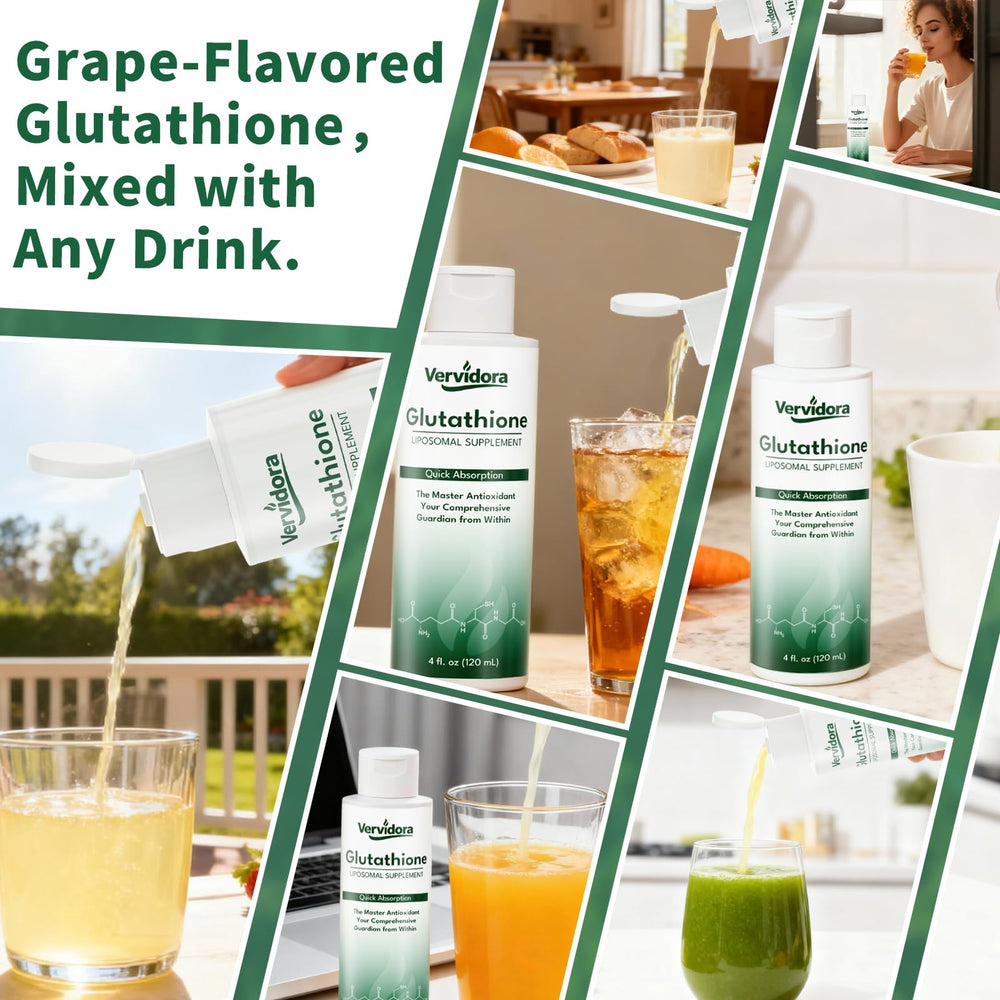 Vervidora vegan friendly packaging indicates GMO-free plant formula.