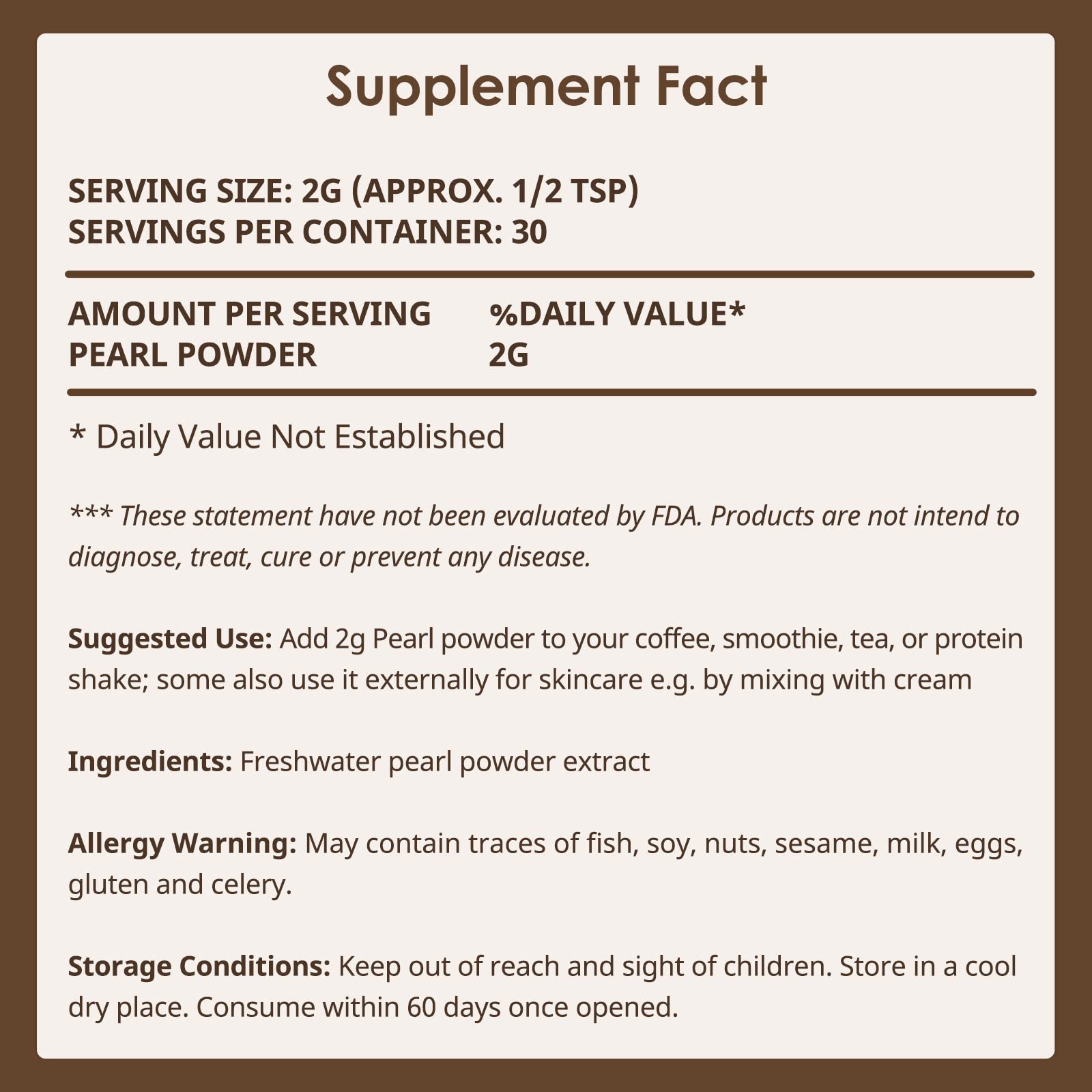 Vetrue Pure Pearl Powder added to a smoothie for versatile routine support