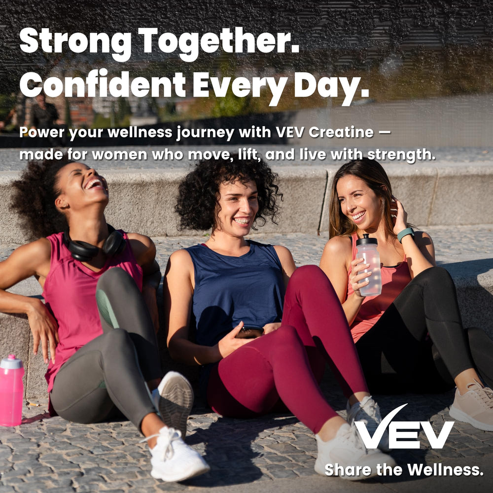Active woman using VEV Creatine during training session