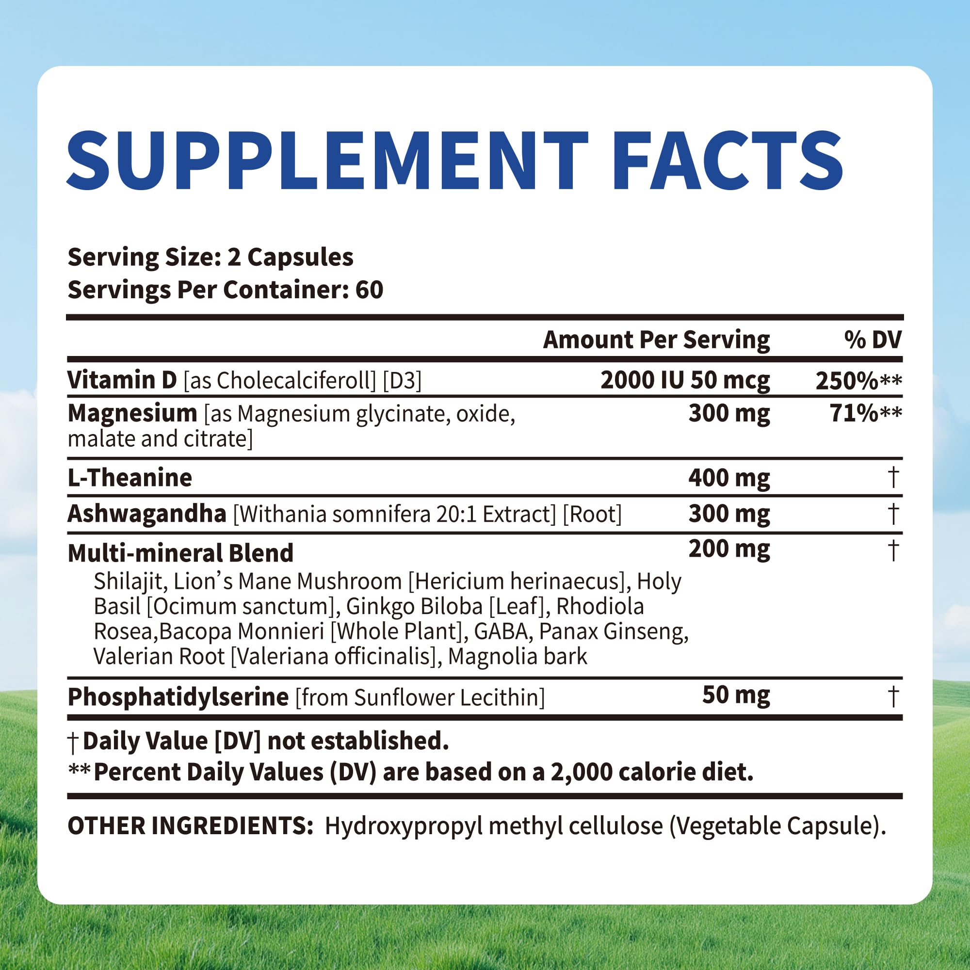 VEV DeepCalm 15in1 capsules provide a comprehensive magnesium blend for daily balance.