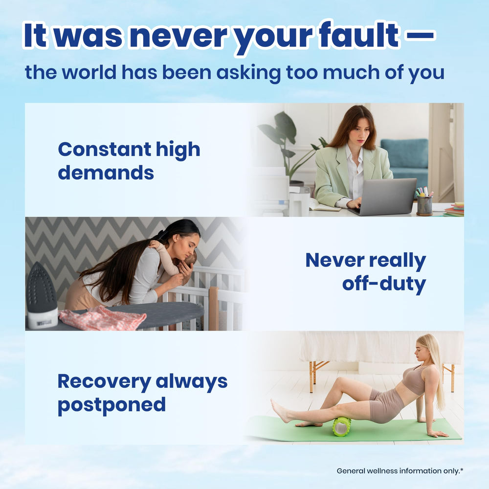 VEV DeepCalm formula highlighting Ashwagandha and L-Theanine ingredients