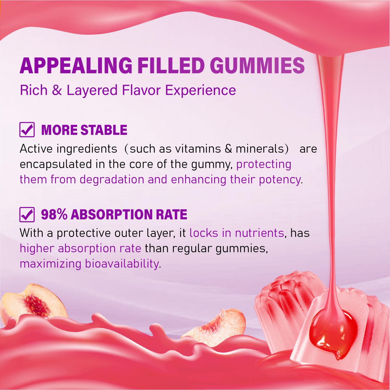 Veyttisy beauty-support gummies convey hair, skin, and nails benefits