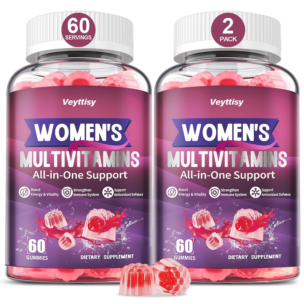 Veyttisy bottle front label highlights a complete women’s multivitamin