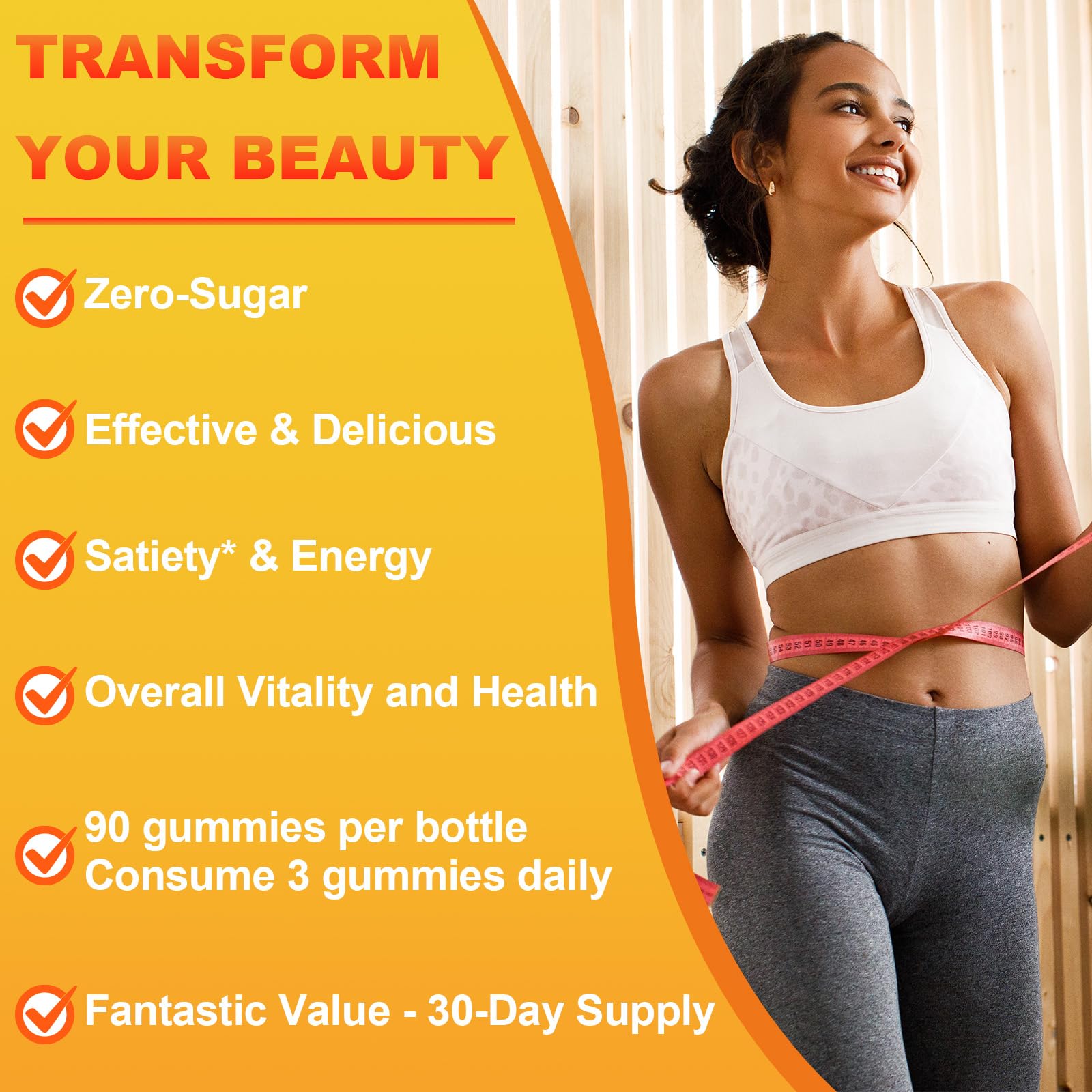Sugar-free badge highlights a low-calorie, guilt-free option.