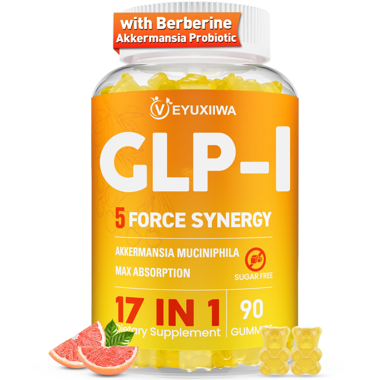 Veyuxiiwa GLP-l women's formula bottle for daily energy and digestion support.