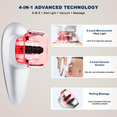 VEZURZO dual suction cups for facial contouring and body treatment.