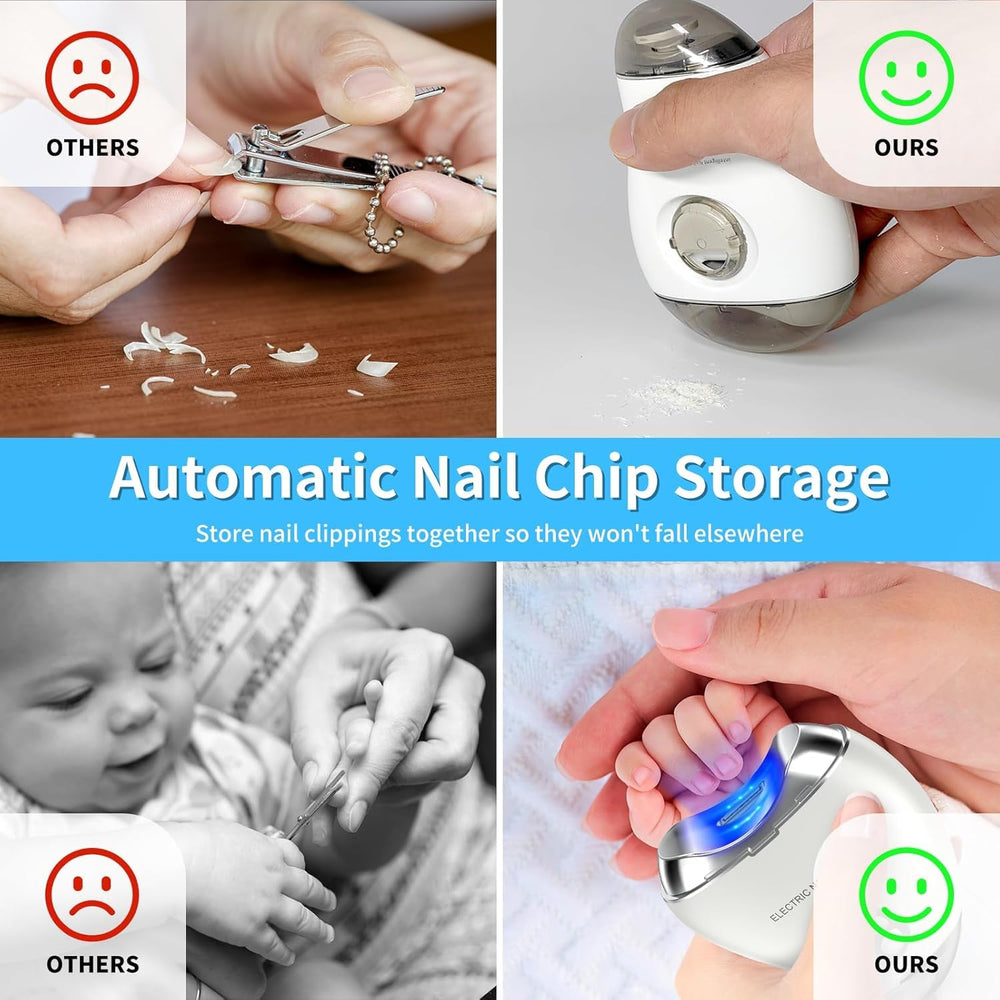 VGVR two-in-one nail trimmer with polishing head for smooth edges