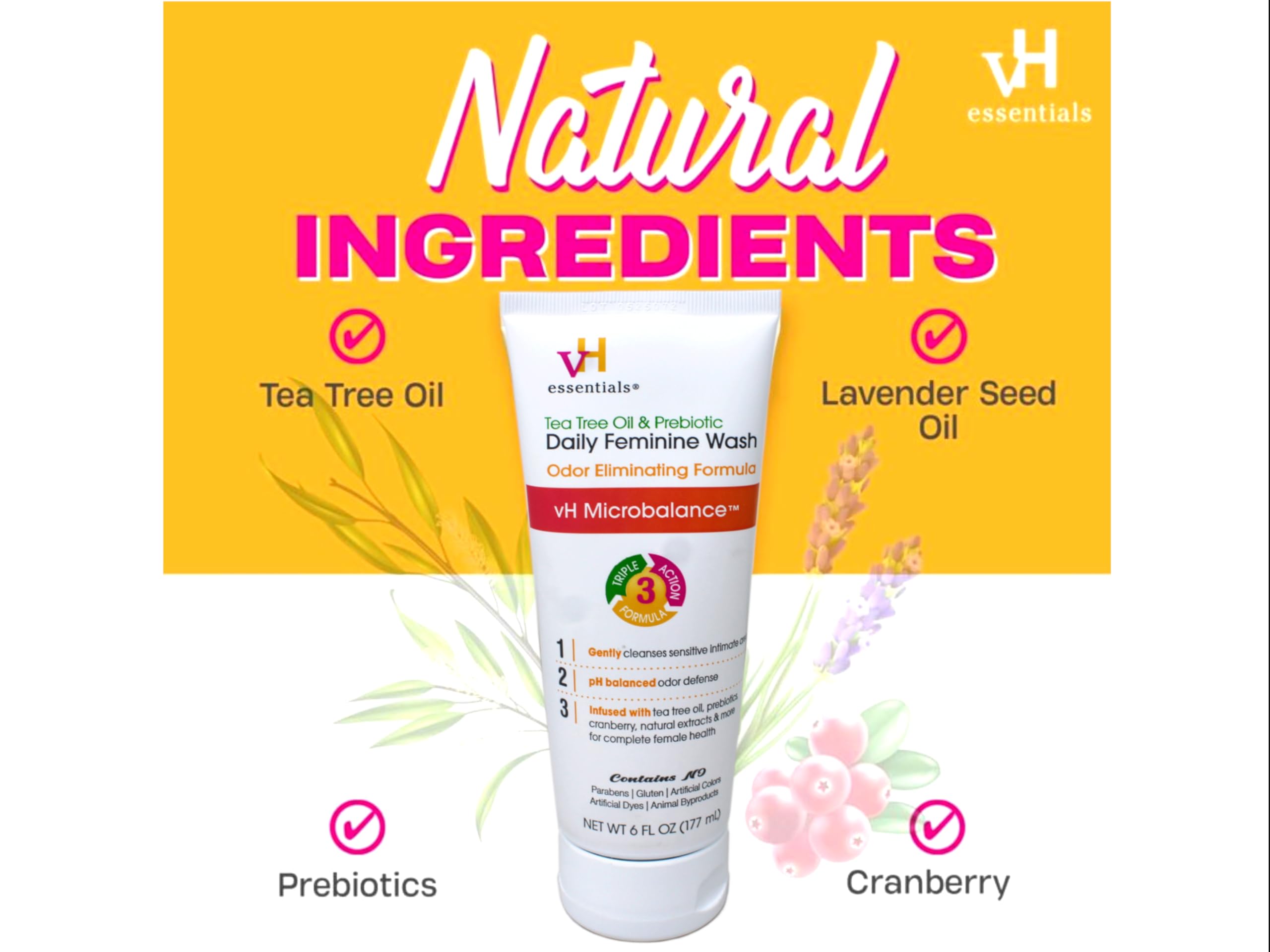 vH essentials 3-pack packaging shot underscores value and convenience.