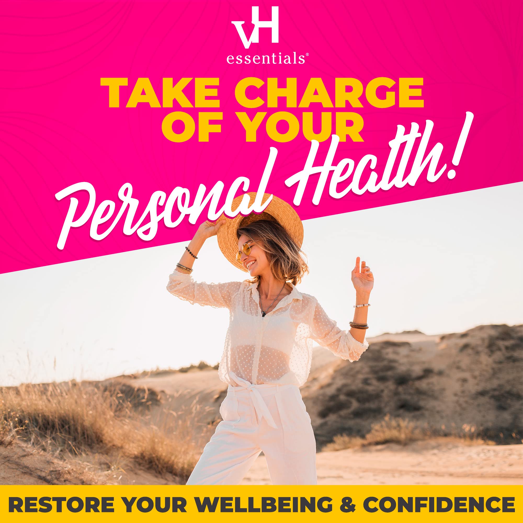 vh essentials boric acid tea tree closeup shows natural ingredients in a gentle format.