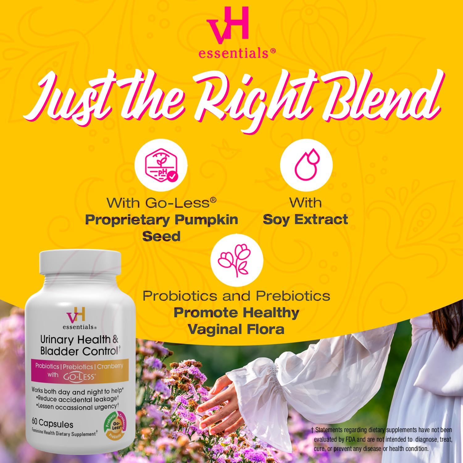 vh essentials night-friendly formula bottle to promote restful sleep and comfort.
