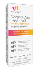 vH essentials Vaginal Odor Treatment bottle for daily odor management.