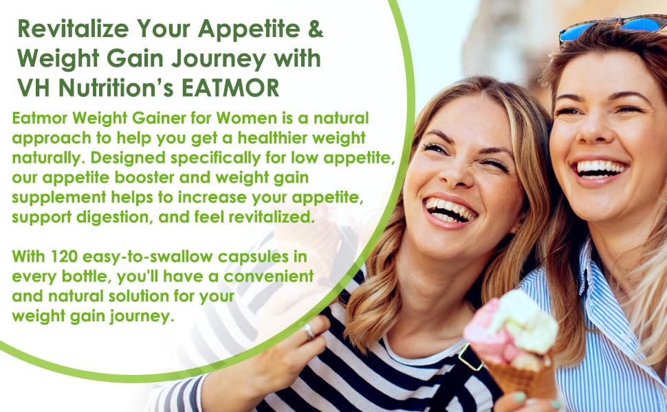 Close-up of Eatmor capsules highlighting the easy-to-swallow design.