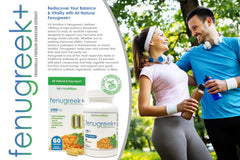 VH Nutrition Fenugreek+ capsules closeup showing easy-to-swallow design for everyday use.
