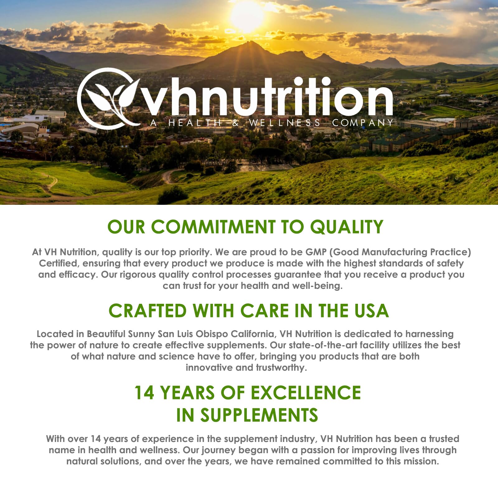 VH Nutrition VITEX+ morning routine setup with capsule and glass of water
