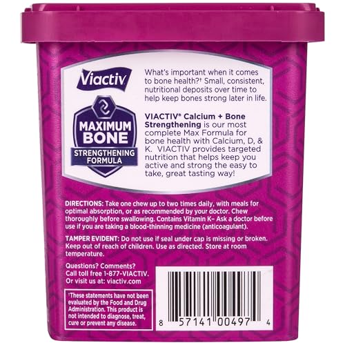 Para llevar: masticables Viactiv en formato práctico para casa, oficina o viaje.