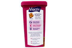 Viactiv Max caramel-flavored soft chews close-up showing creamy texture and taste.