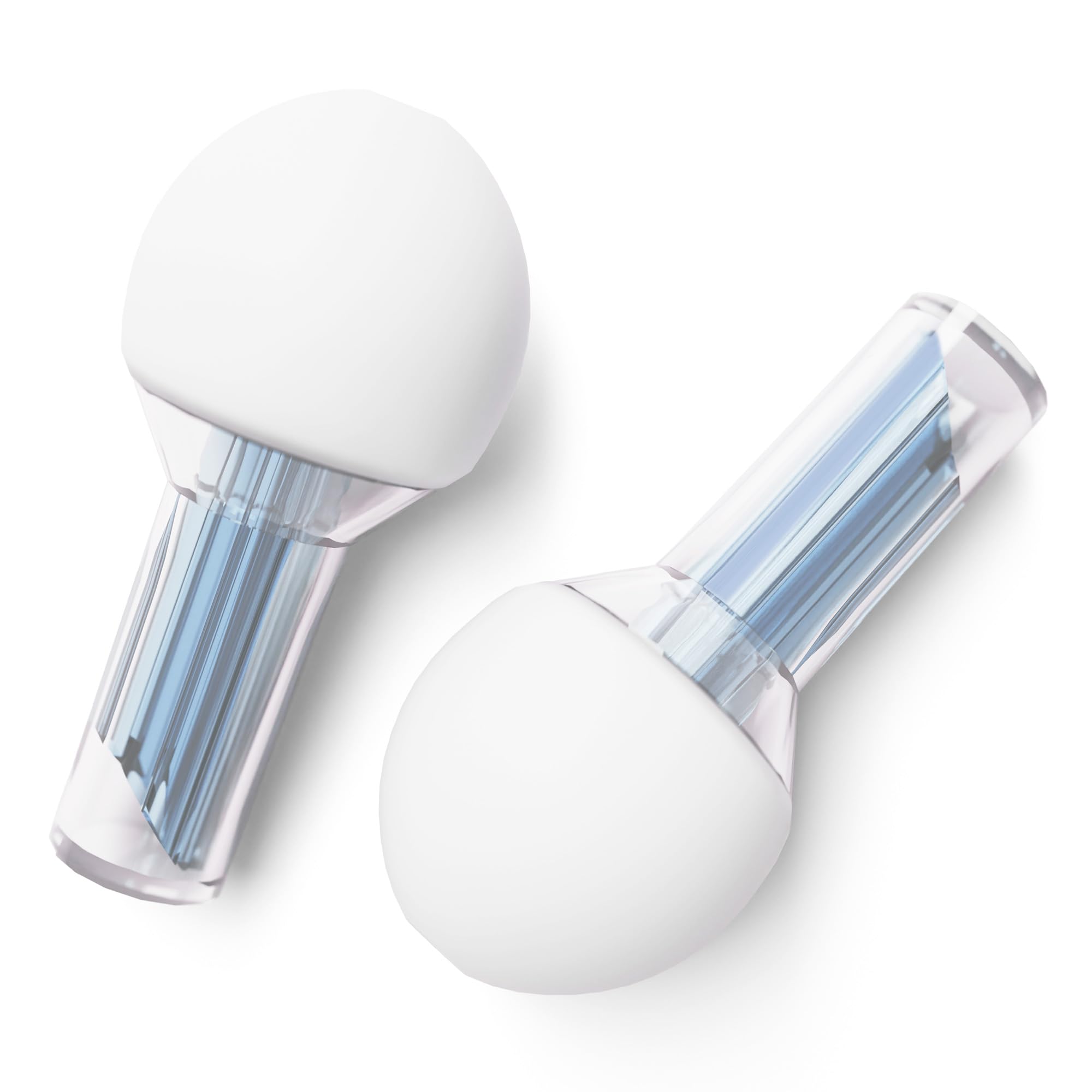 VIBES High-Fidelity Ear Plugs with a transparent shell for discreet protection at events.