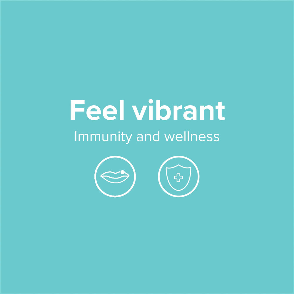 Vibrant Health Gigartina Red Marine Algae dosage reminder of two capsules.
