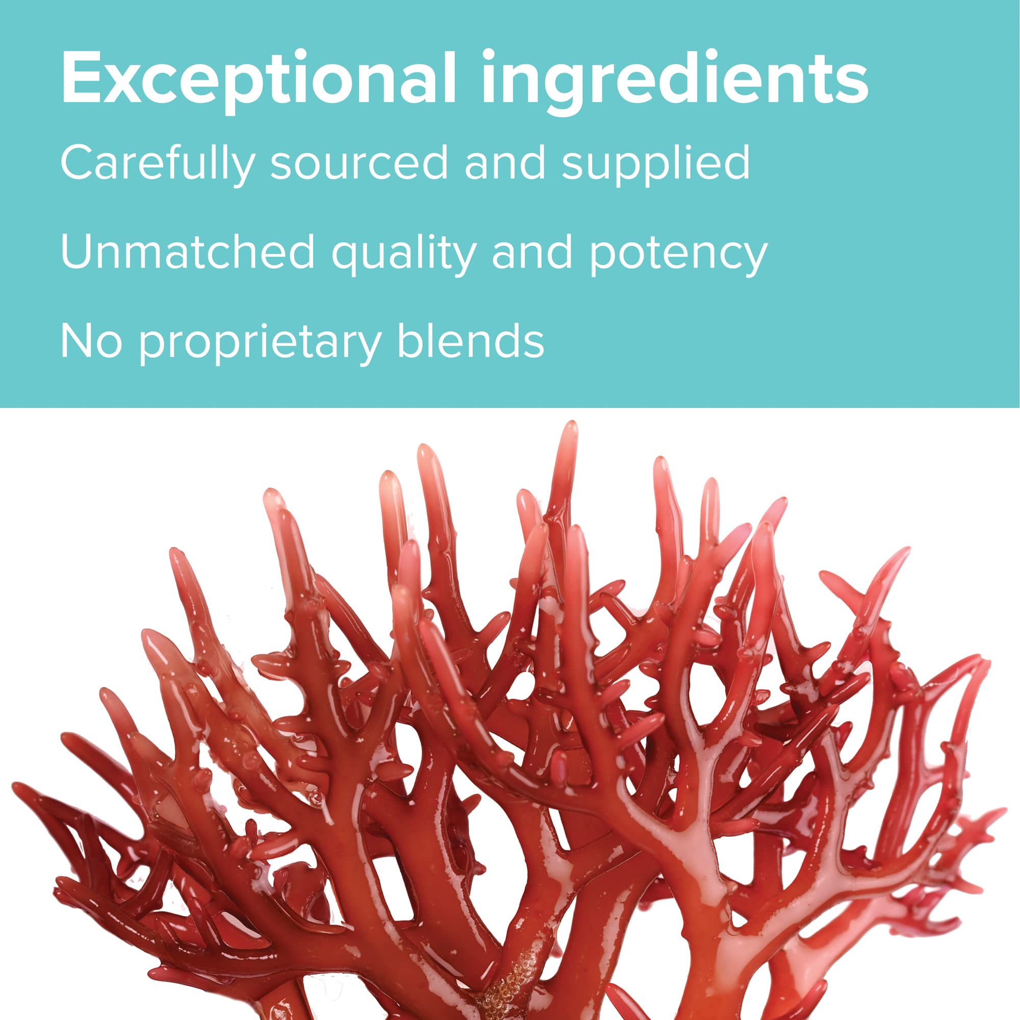 Vibrant Health Gigartina Red Marine Algae ingredients panel shown for transparency.