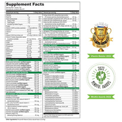Camu camu berries provide vitamin C in Green Vibrance.