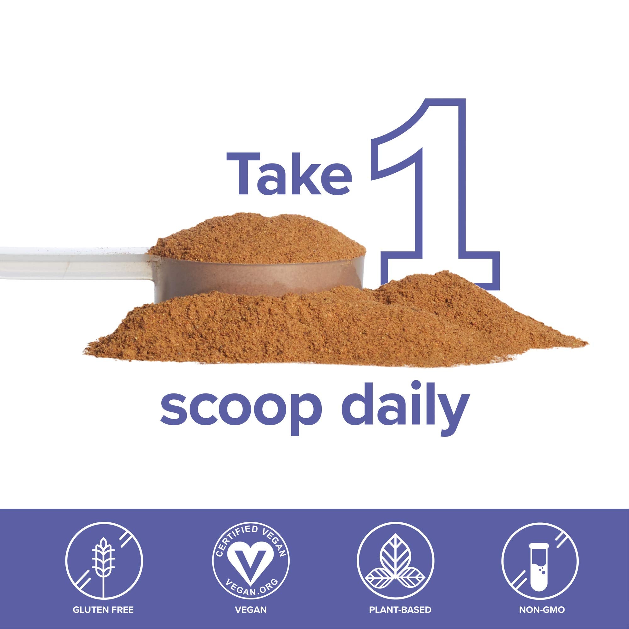 Vibrant Health Spectrum Vibrance powder stirred into a glass for a smooth boost