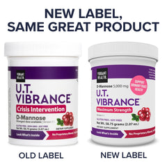 Vibrant Health U.T. Vibrance Powder dissolves in water for daily use