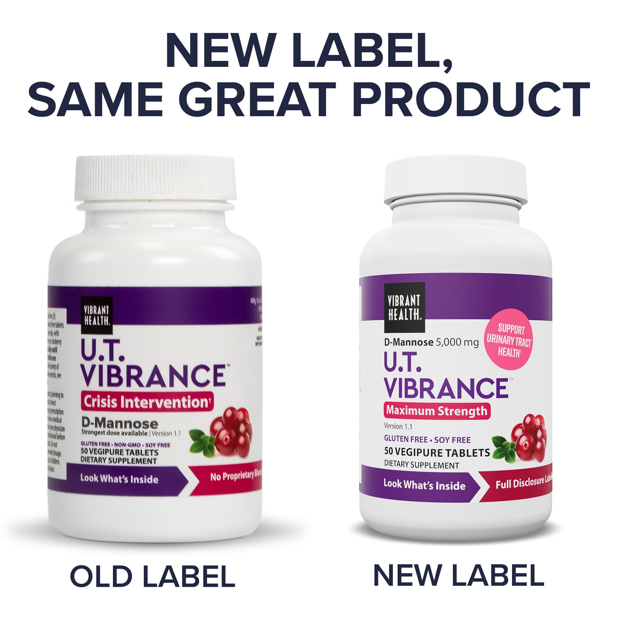 Vibrant Health U.T. Vibrance powder in a scoop for versatile use