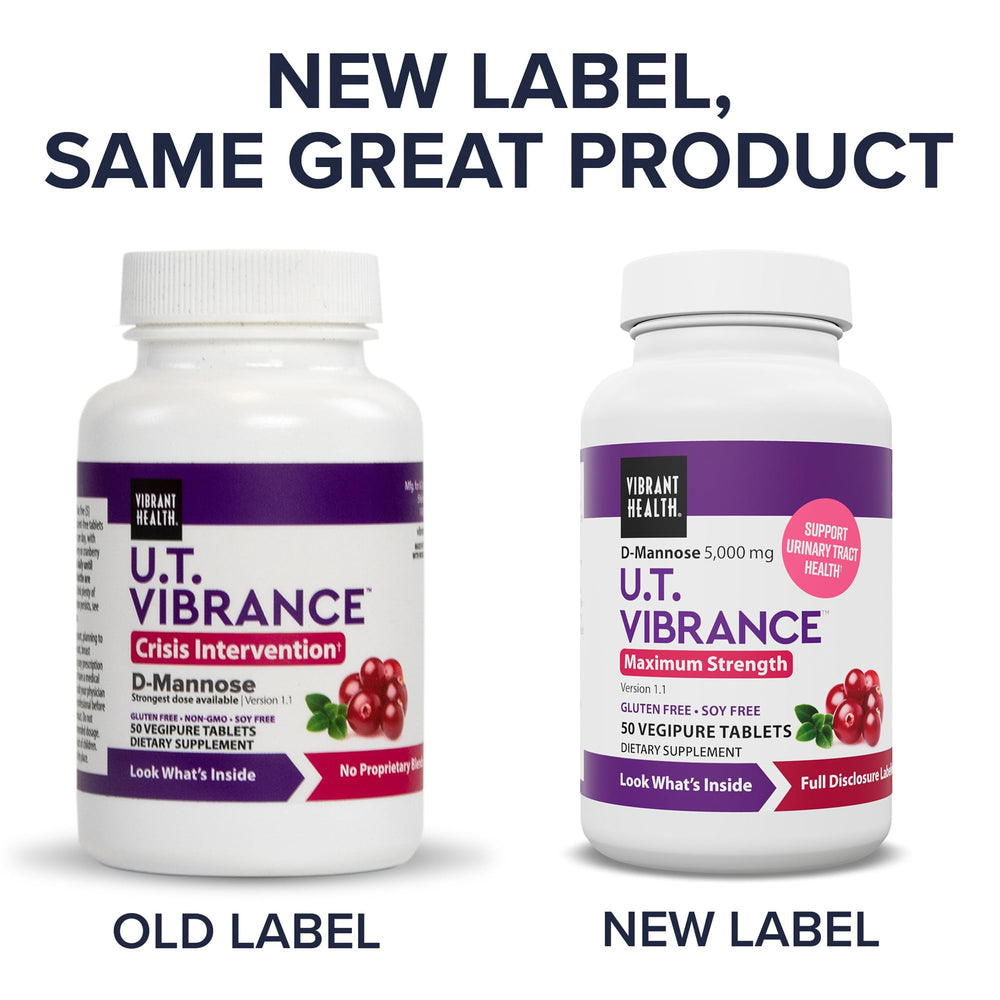 Vibrant Health U.T. Vibrance powder in a scoop for versatile use