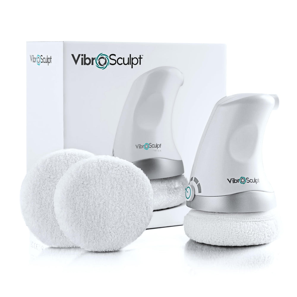 Vibro Sculpt 1.0 interchangeable pads closeup for customizable body toning.
