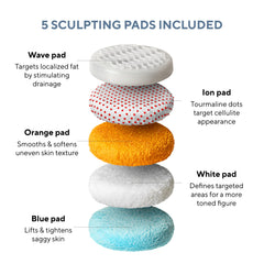 Vibro Sculpt PRO hip-toning pad supports comfortable, targeted toning around hips.