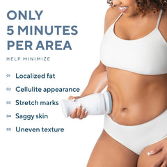Vibro Sculpt PRO waist-toning pad helps contour the midsection during simple routines.