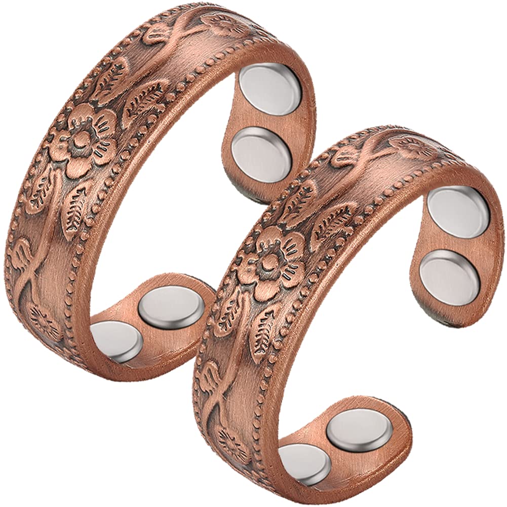 Vicmag copper magnetic ring close-up shows premium copper and finish