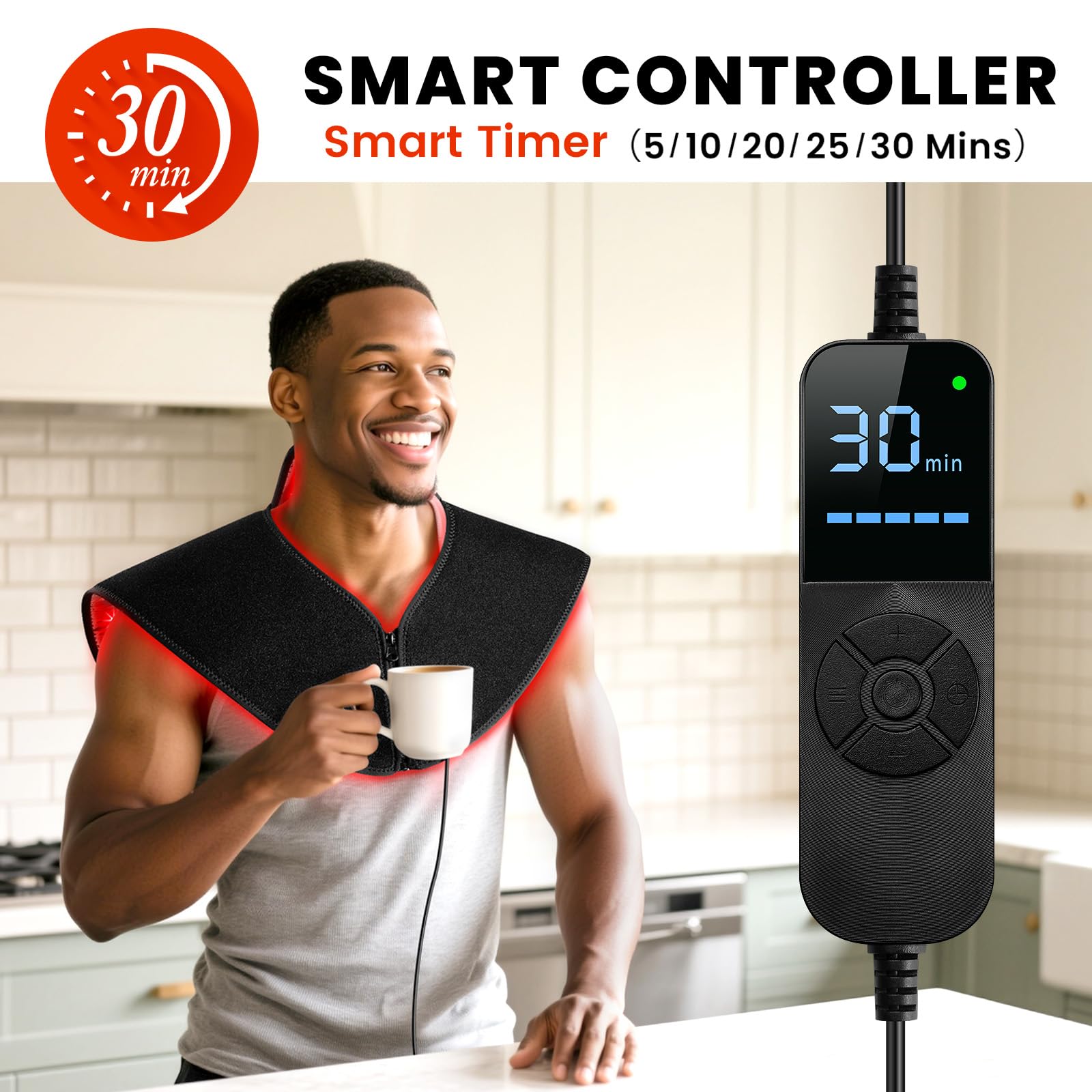 Viconor ergonomic design fitting the neck and shoulders for comfort