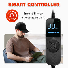 Viconor controller closeup emphasizes easy mode selection and timer control