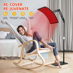 Viconor red light lamp full panel provides wide coverage