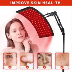Viconor red light lamp with stand ready for home use