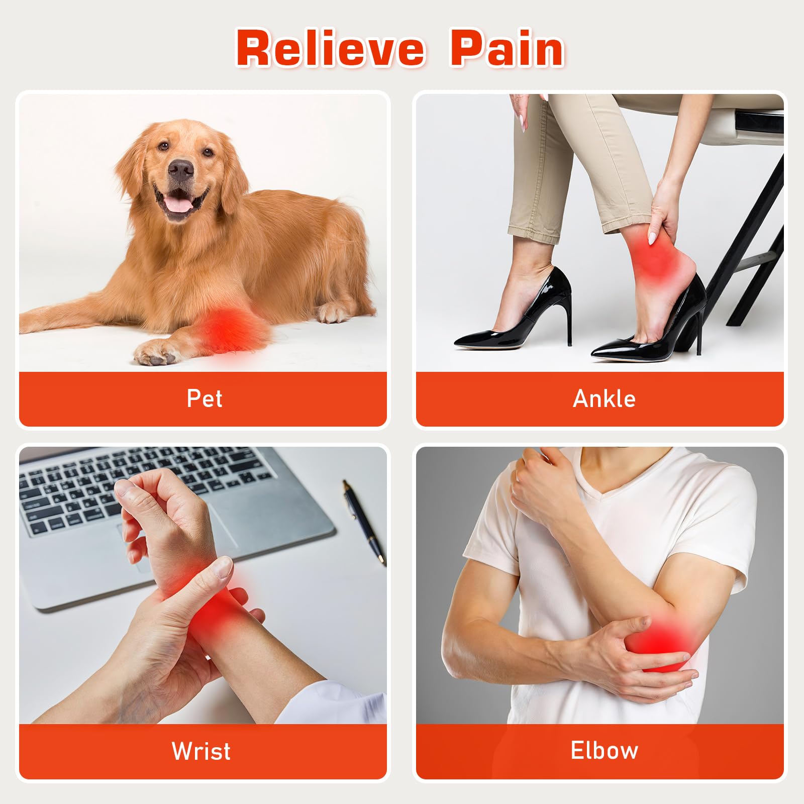 Viconor wearable belt on neck for hands-free relaxation