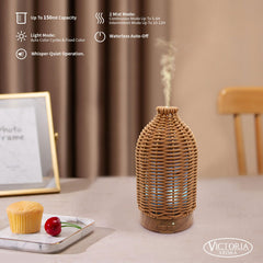 Victoria Aroma diffuser in an office setup for gentle fragrance at work.