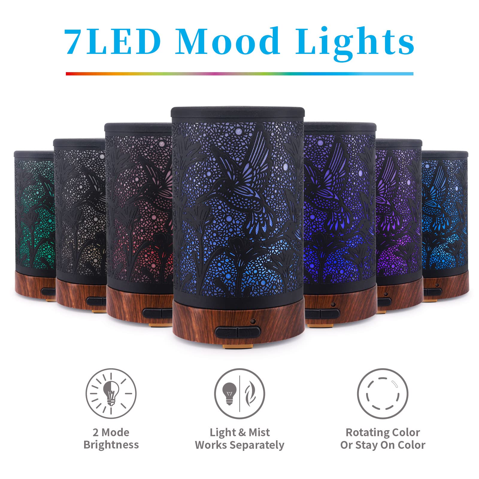 Victoria Aroma diffuser operating quietly for focused work and relaxation.